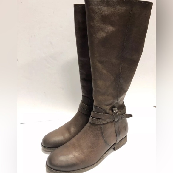 Frye Women’s Melissa Belted Tall Knee High Boot Size 6 M Extended - Picture 2 of 7